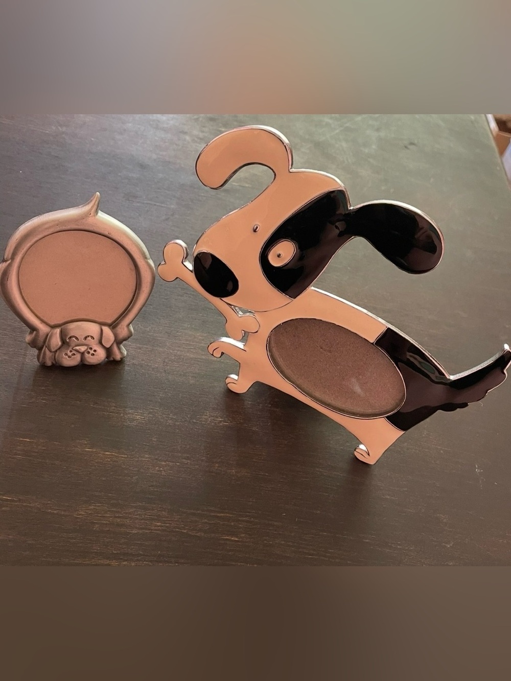 🐶Dog Shaped Photo Frames🐶 Black, White & Silver🐶